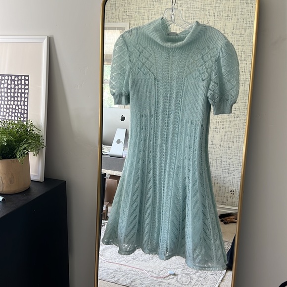 Philosophy by Alberta Ferretti ice blue knit dress - Picture 3 of 14